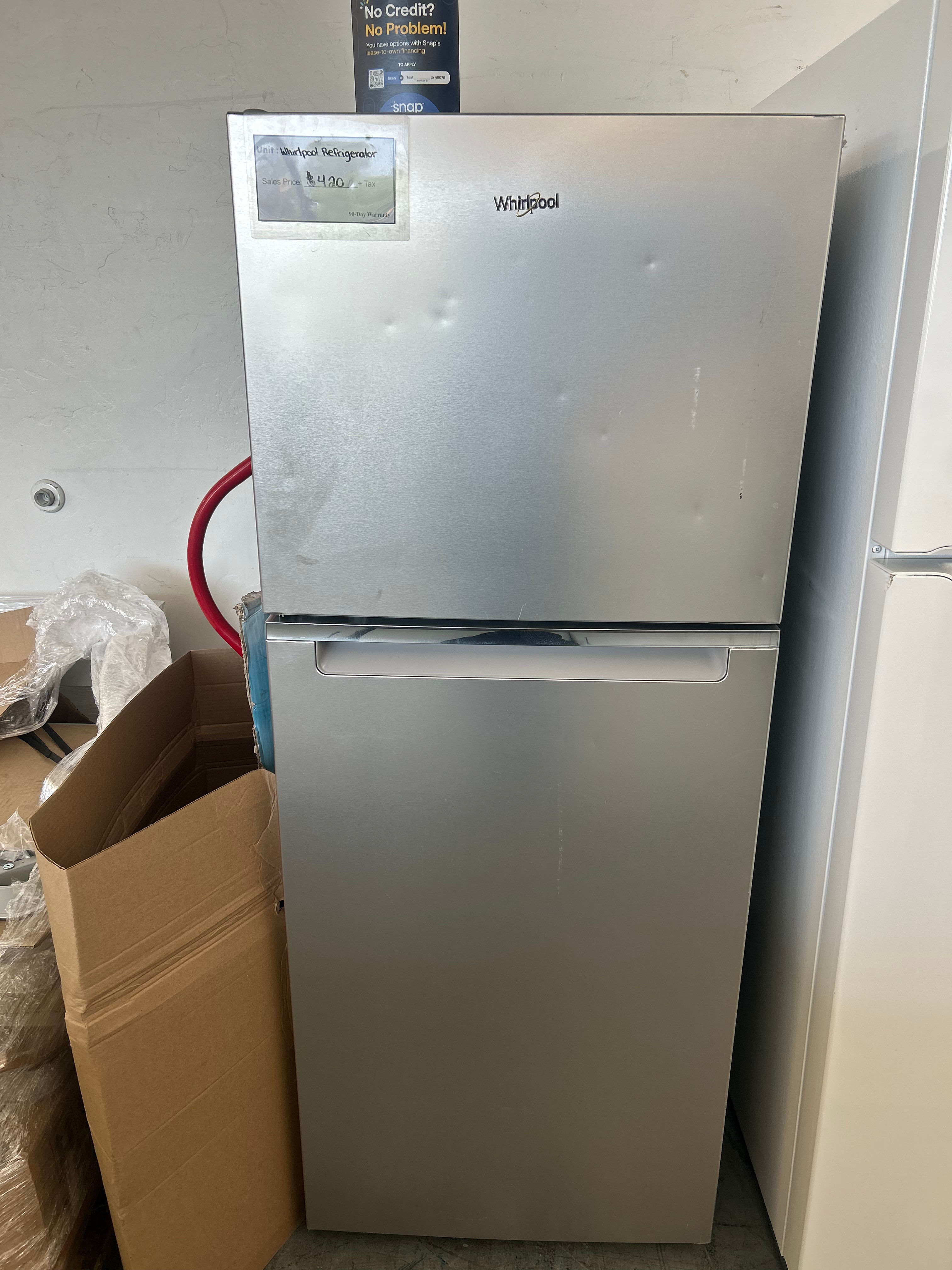 24” Whirlpool Refrigerator 