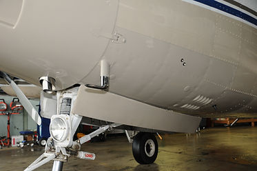 Beech Baraon Under Aircraft View
