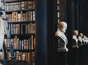 traditionelle Bibliothek