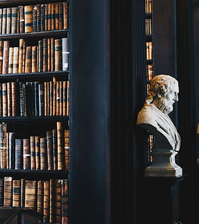Library With Busts