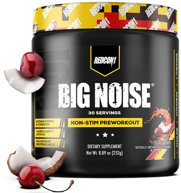 Miniatura: RedCon1 Big Noise Non Stim Pre Workout 30 Serving 4