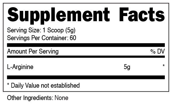 DAS Labs Bucked Up L-Arginine fact