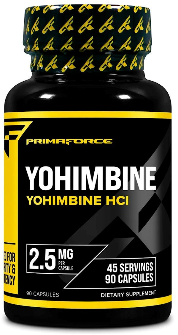PrimaForce Yohimbine HCl 2.5 mg 90 caps