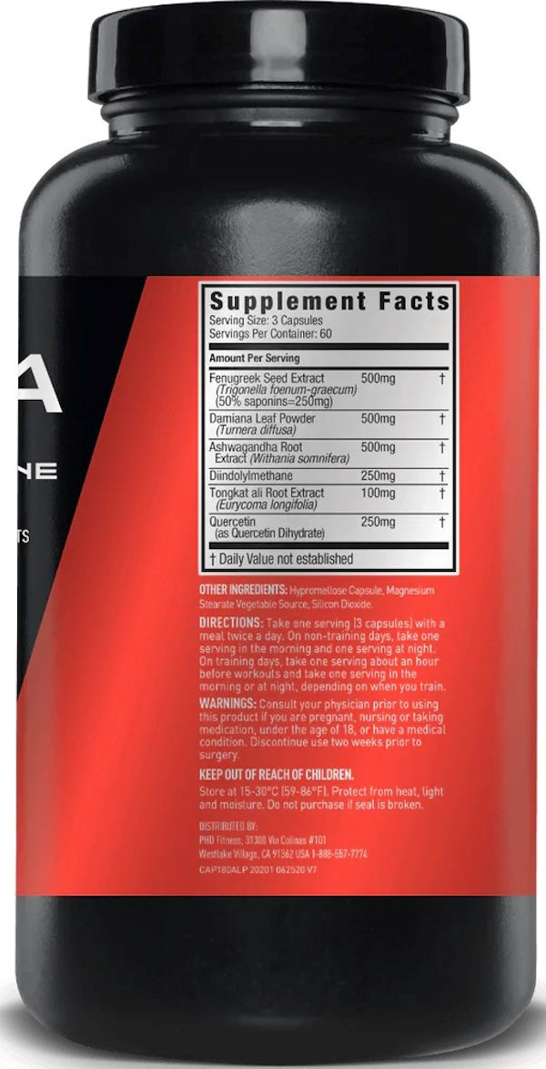 Thumbnail: JYM Supplement Science Alpha Test Boost fact