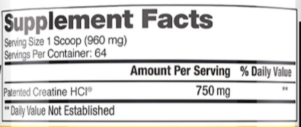 Con-Cret HCI 64 serving fact