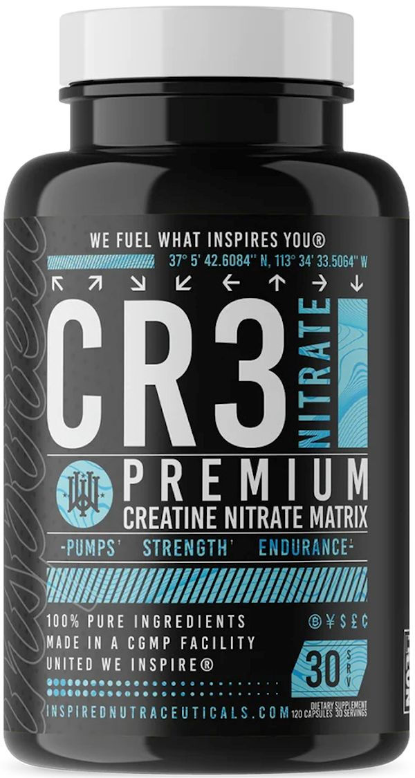 Inspired Nutraceuticals CR3 Nitrate Creatine 120 caps