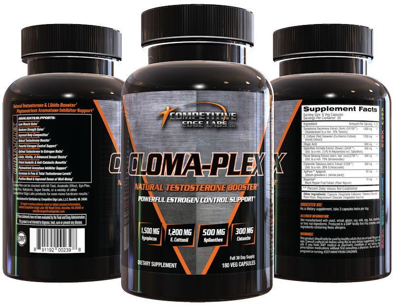 Competitive Edge Labs Cloma-Plex 180 Capsules bottle