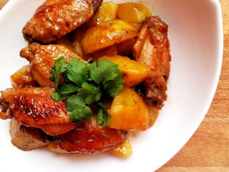 Chicken wings with oyster sauce