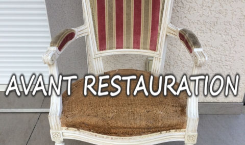 Restauration de fauteuil par votre artisan tapissier du Rhone 69 J. Schied