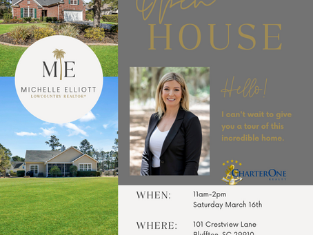 Open House - Saturday, March 16th