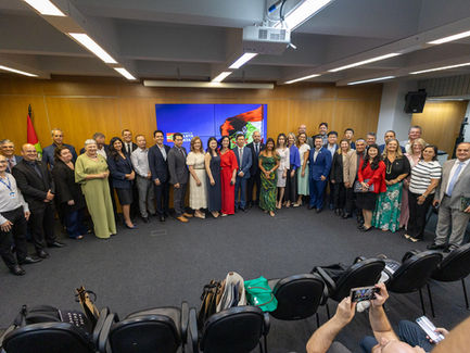 Univille participa de encontro com comitiva chinesa no Centro Administrativo em Florianópolis