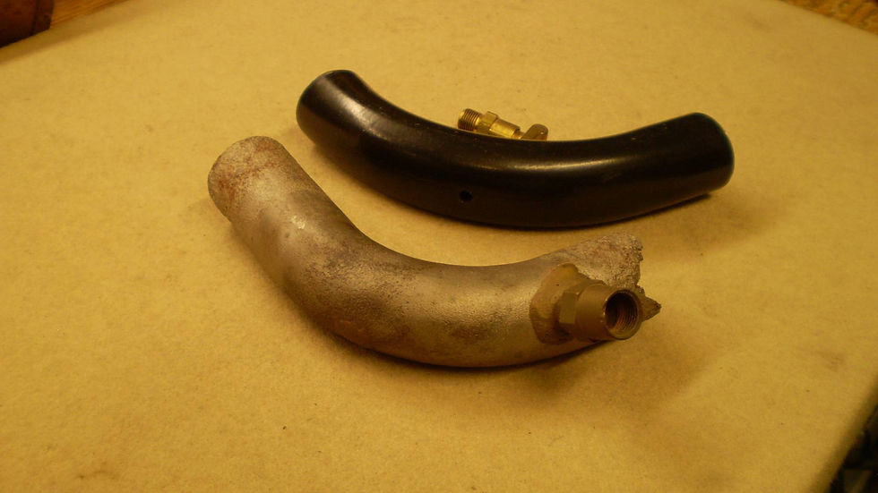 1600-01 New Lower Radiator Steel Coolant Elbow w/petcock Models: B,IB,C,&CA