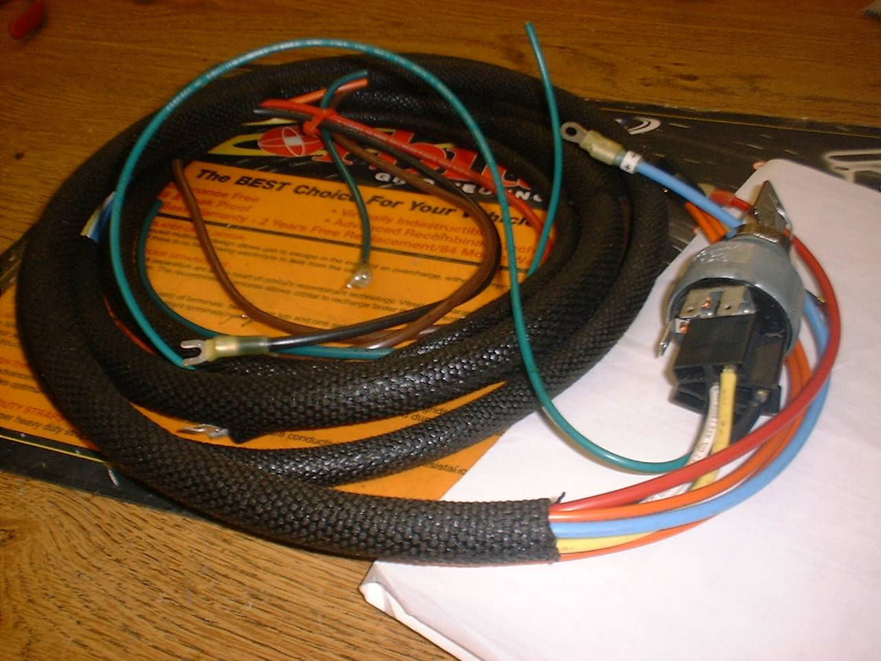 1503-07C 12V Models: D14 & D15 Wiring System Kit w/HD 50 Amp Ignition Sw.