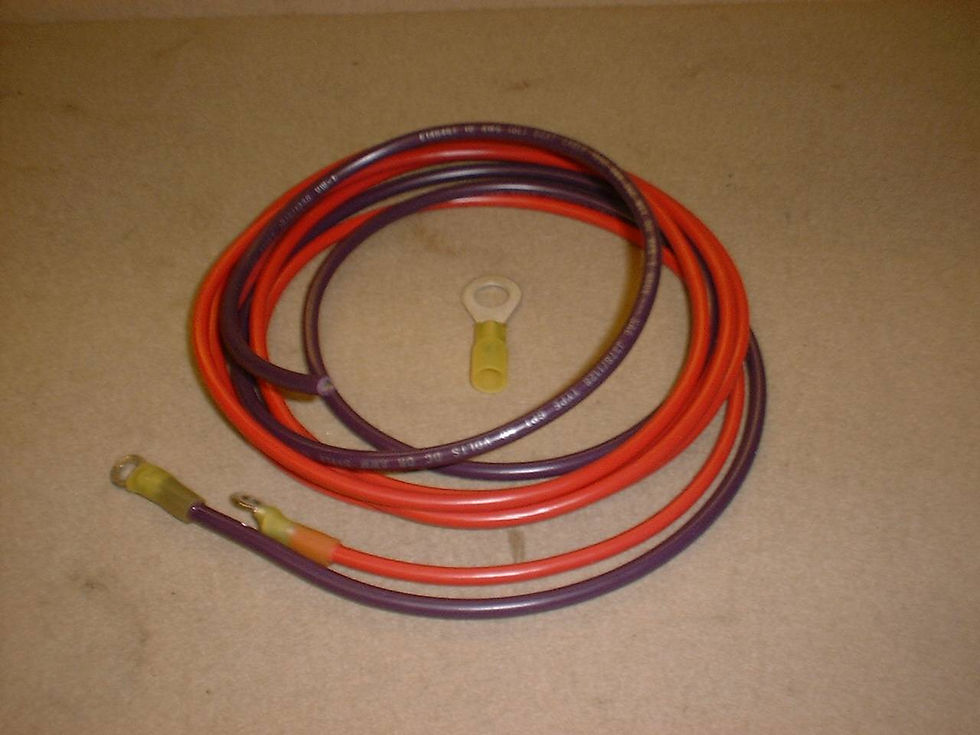 1504-01C Ammeter circuitry- Starter motor to Ammeter, & Cutout to Ammeter