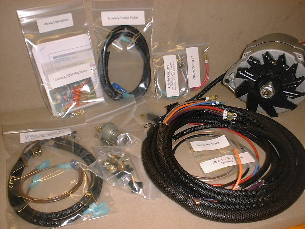 1503-04B 12V Conversion Kit For WD & WD45 w/ "SI" series Delco Alt