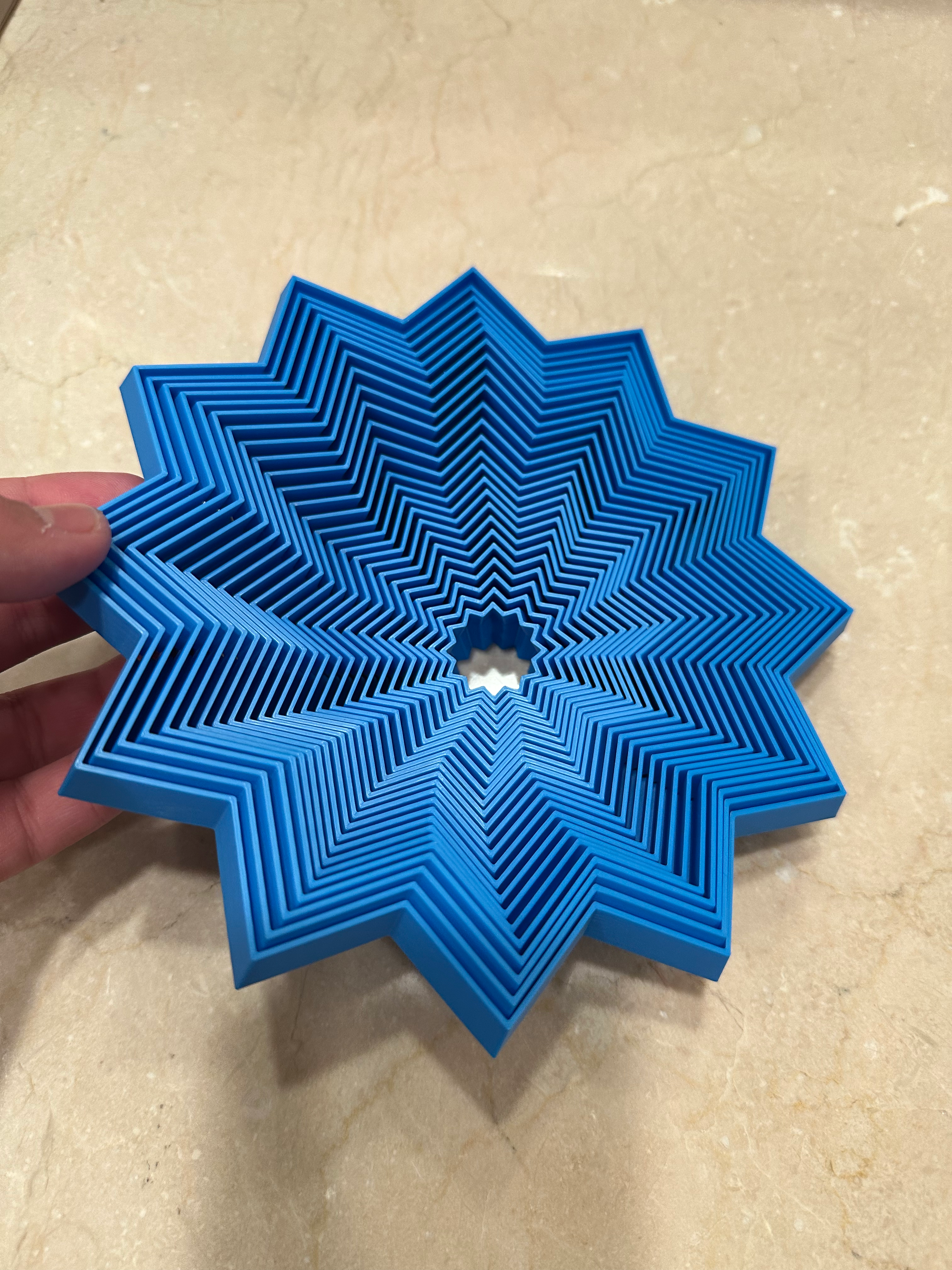 25 Layer 12 Pointed Star
