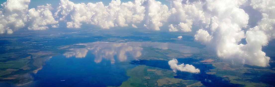 島の上空からの眺め