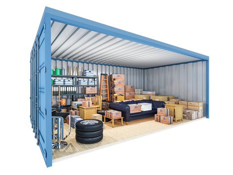 Containeropslag voor bedrijven