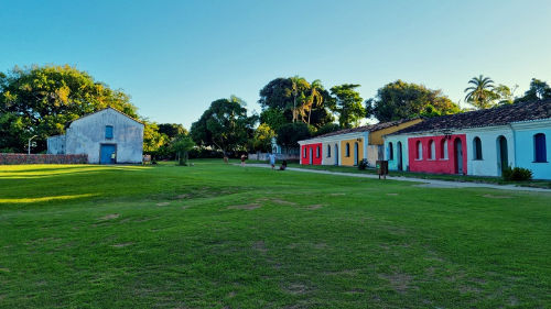 Antiga Igreja de São Benedito centro histórico Porto Seguro