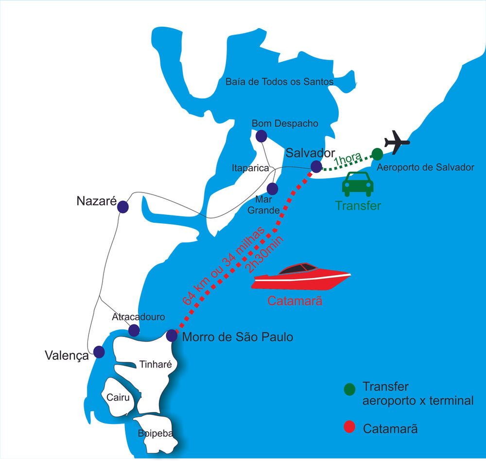 Como ir para Morro de São