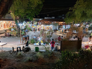 Praça Aureliano Lima no centro da vila de Morro de São Paulo