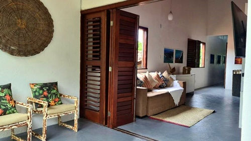 A charmosa Casa Vida Li em Boipeba