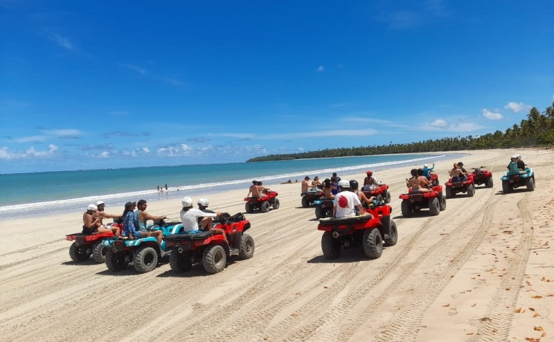 Passeio de Quadriciclo - Garapua beach
