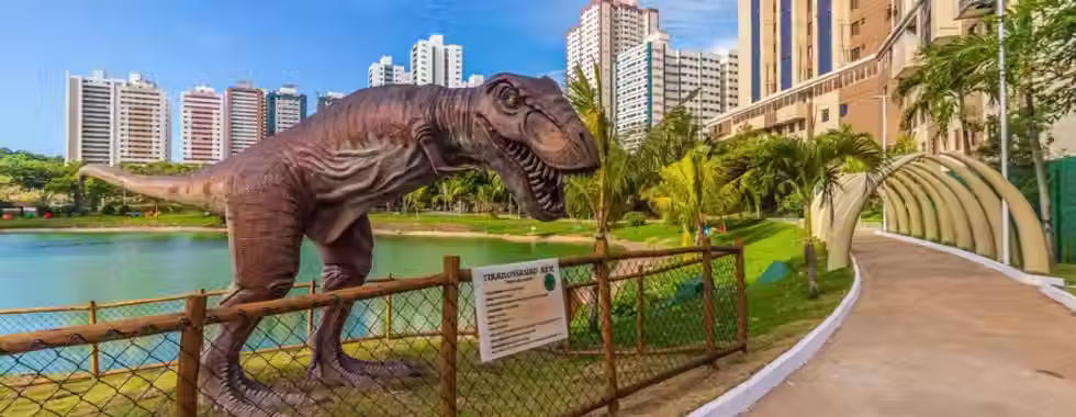 Lagoa dos Dinossauros em Salvador: saiba tudo sobre o parque