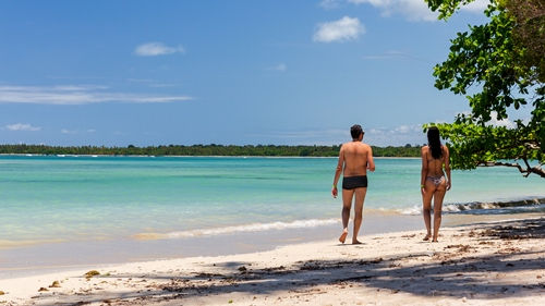 Praia paradisíaca destino romântico Boipeba