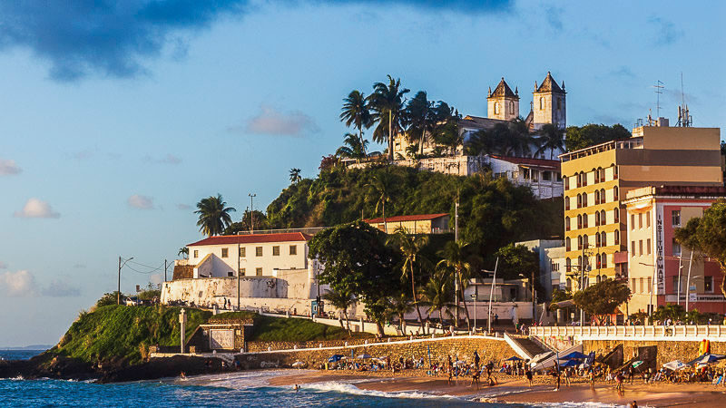 fachada forte sao diogo vista do porto da barra