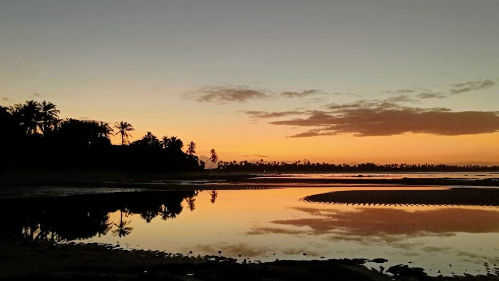 Por do sol Boipeba