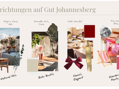 HOCHZEITSSTILE AUF GUT JOHANNESBERG