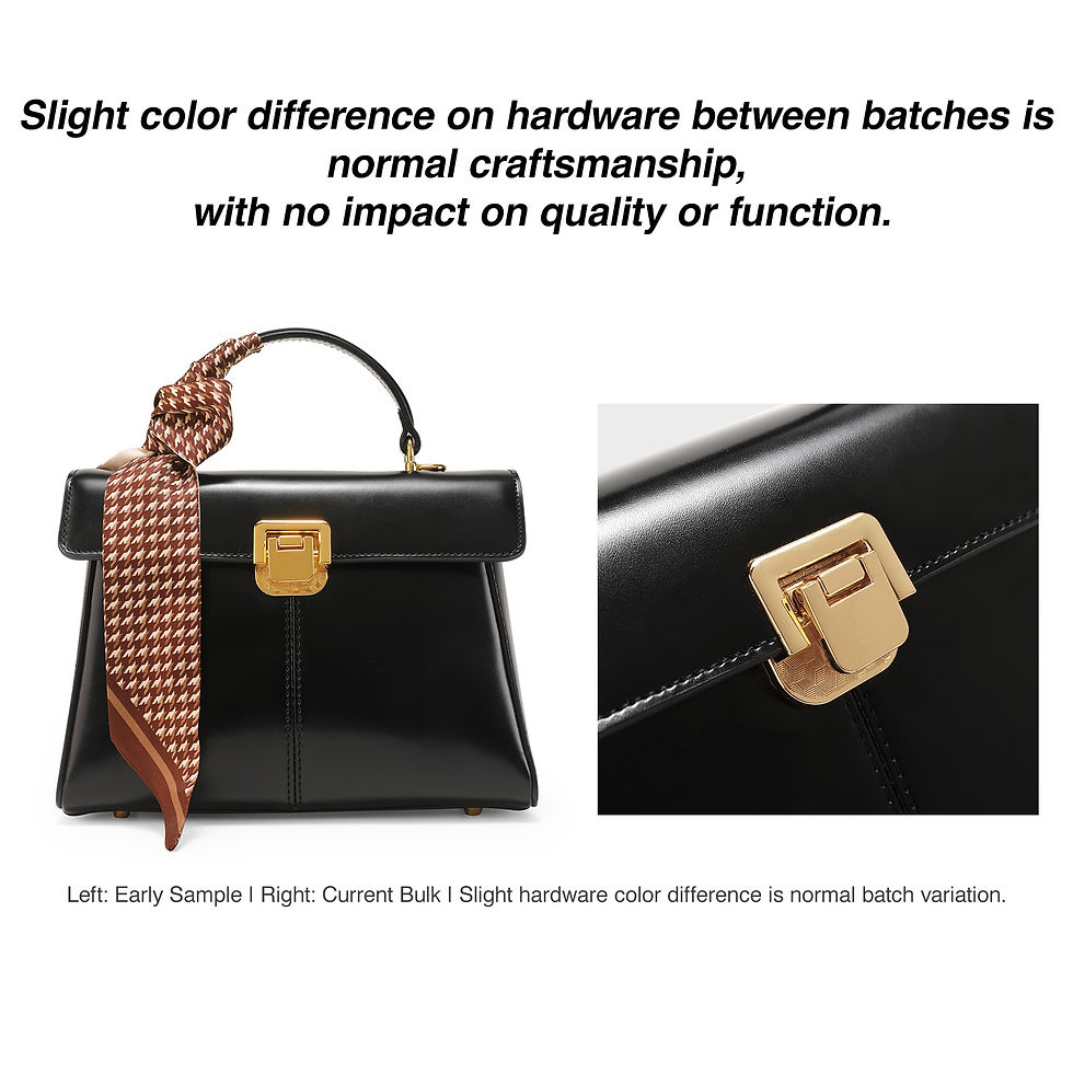Thumbnail: ITAMOOD Genuine Leather Handbag with Scarf | Luxury Designer Trendy Shoulder Bag