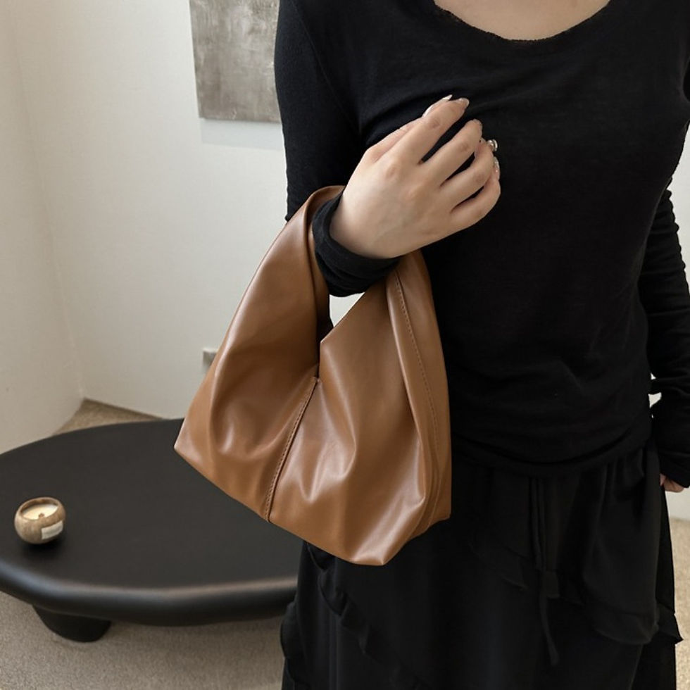 Thumbnail: 2024 New PU Leather Tote Bags for Women Luxury Niche Design Hobo Bag Women Handb
