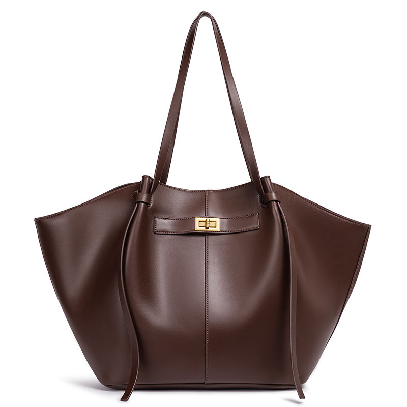 Thumbnail: Lightweight Large Capacity 2025 New Bat-Shaped High Street Handbag European and 