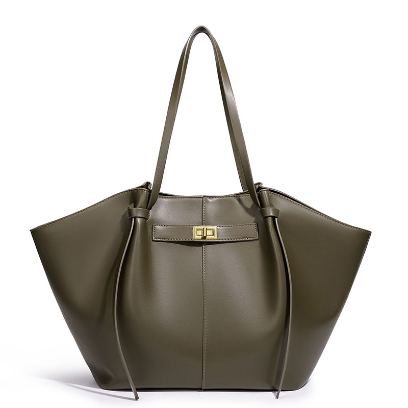 Thumbnail: Lightweight Large Capacity 2025 New Bat-Shaped High Street Handbag European and 