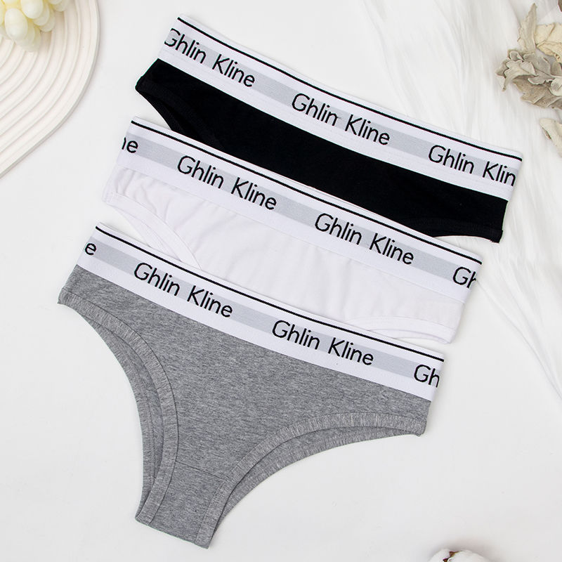 Thumbnail: Women's Low Waisted Thong Underwear Sexy Seamless Cotton Comfortable Breathable 