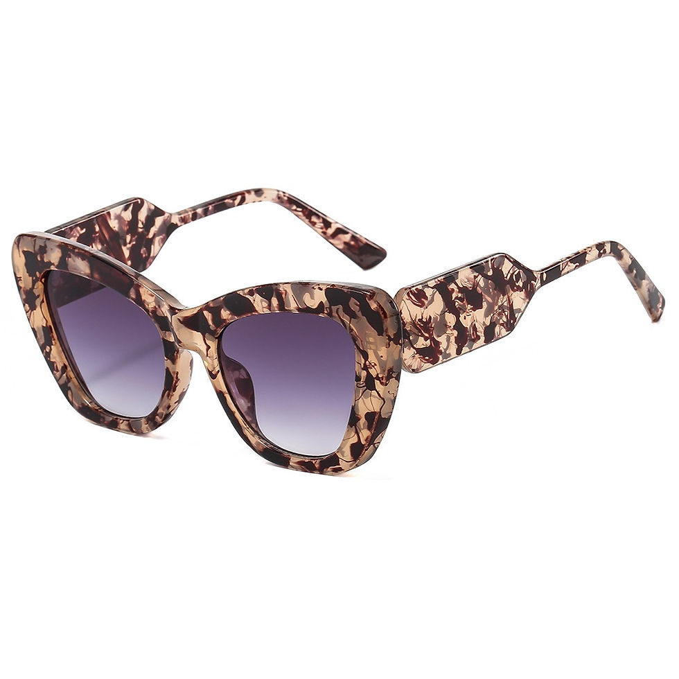 Thumbnail: New Fashion Cat Eye Sunglasses Women Vintage Shades Brand Designer Gafas Luxury 