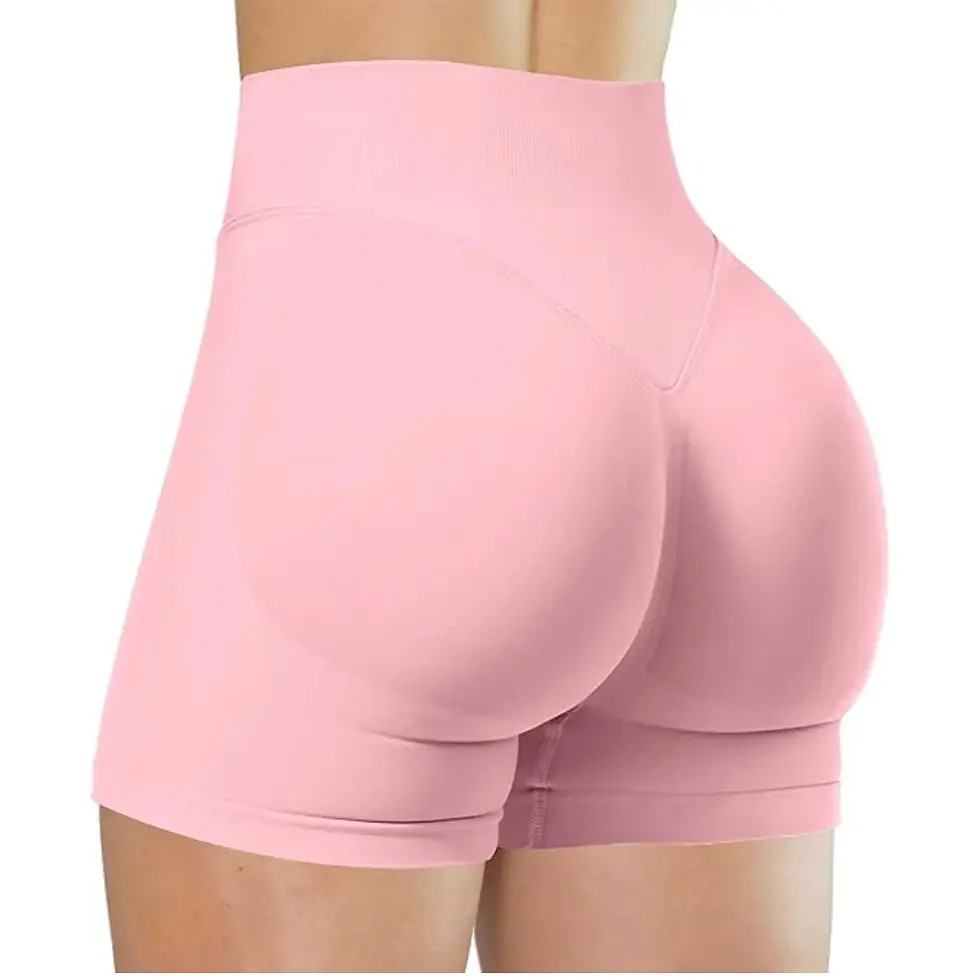 Thumbnail: Summer High Waisted Yoga Shorts for Women Fashionable and Sexy Running Fitness P