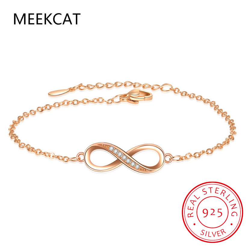 Thumbnail: D Color Moissanite Lab Created Diamond Bracelet 925 Sterling Silver Romantic Exq