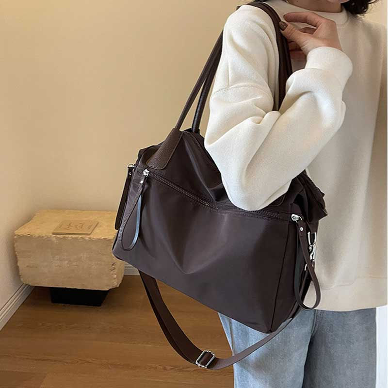Thumbnail: Vintage Nylon Women Shoulder Bag Large Capacity Waterproof Shoulder Bag Daily Co