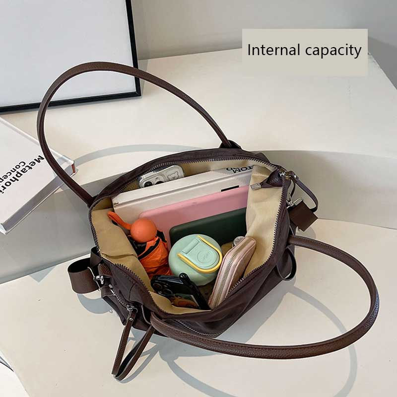 Thumbnail: Vintage Nylon Women Shoulder Bag Large Capacity Waterproof Shoulder Bag Daily Co