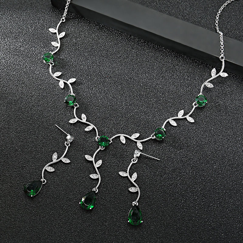 Thumbnail: SUGO Classic Fashion Shiny 6 Color Options High Quality Cubic Zirconia Earrings 