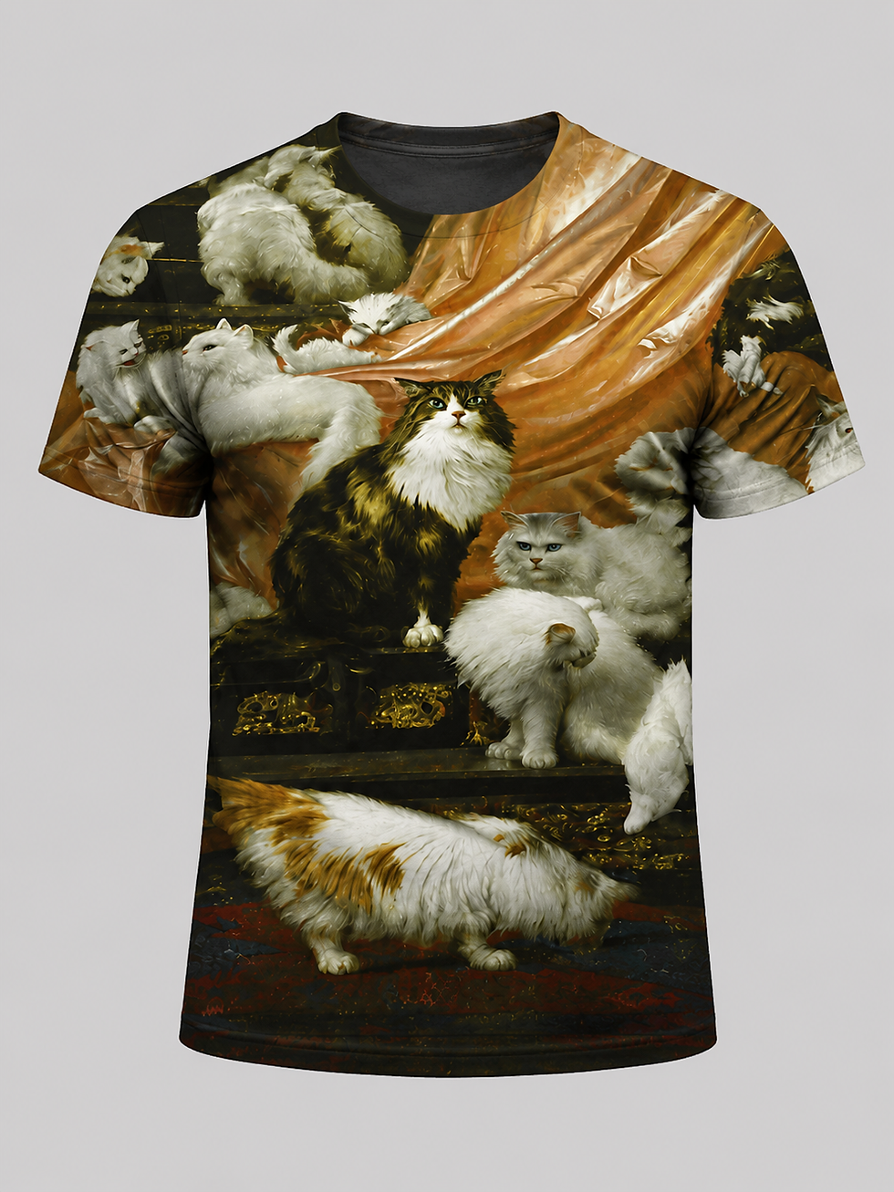 Thumbnail: Casual Gradient T-Shirt for Men (Single Piece)