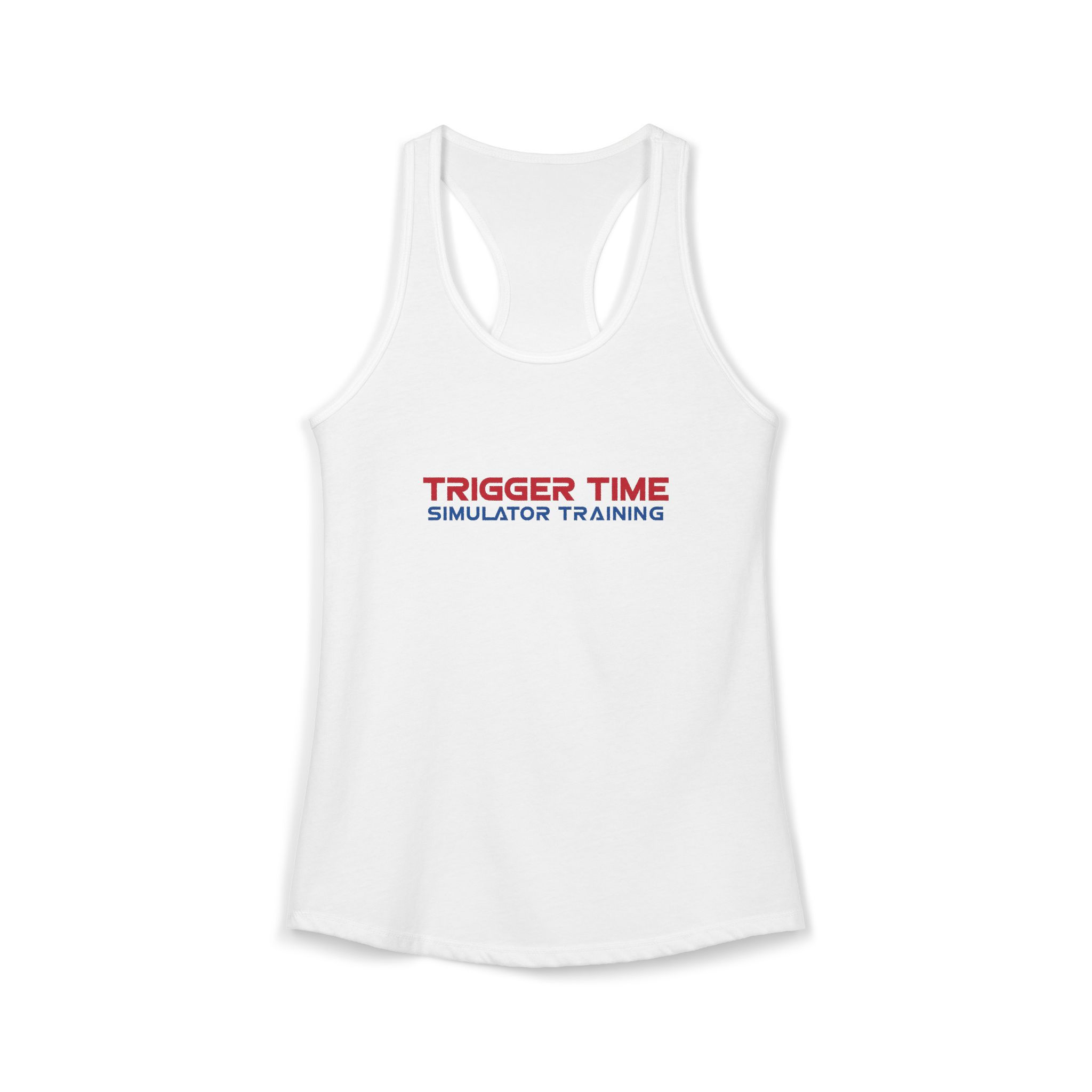 Trigger Time-Modern Tech Wordmark-Women's Ideal Racerback Tank