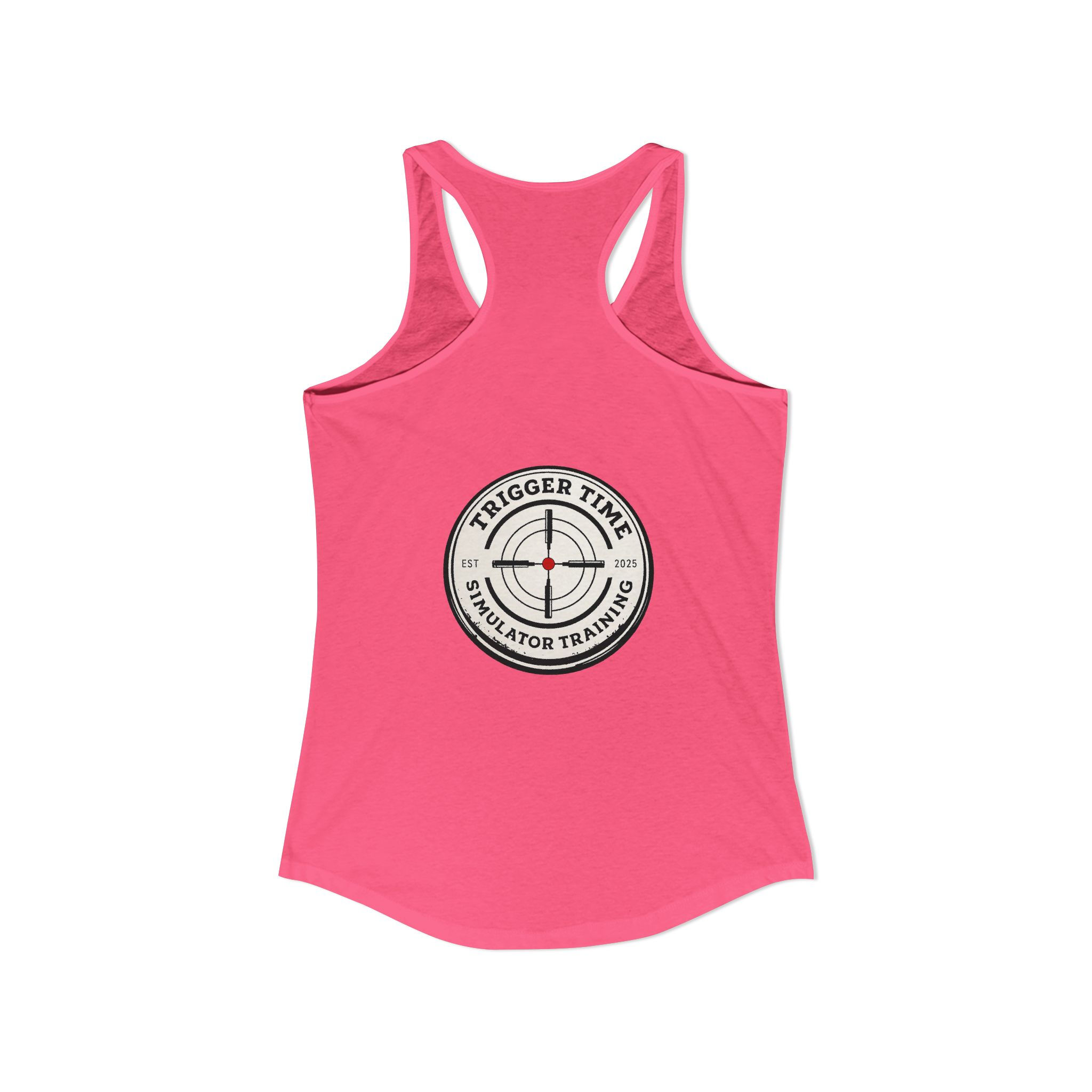 Trigger Time-Modern Tech Wordmark-Women's Ideal Racerback Tank