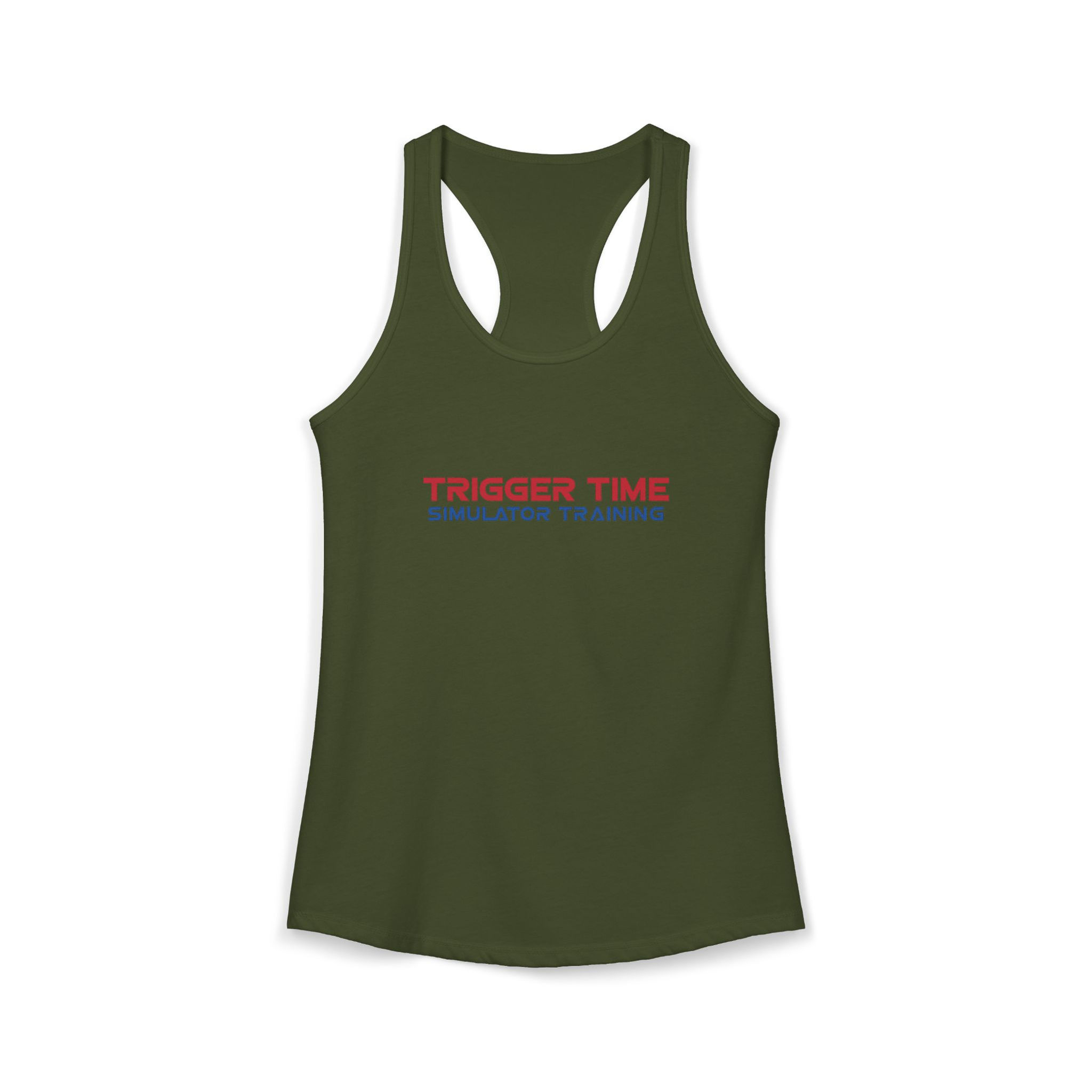 Trigger Time-Modern Tech Wordmark-Women's Ideal Racerback Tank