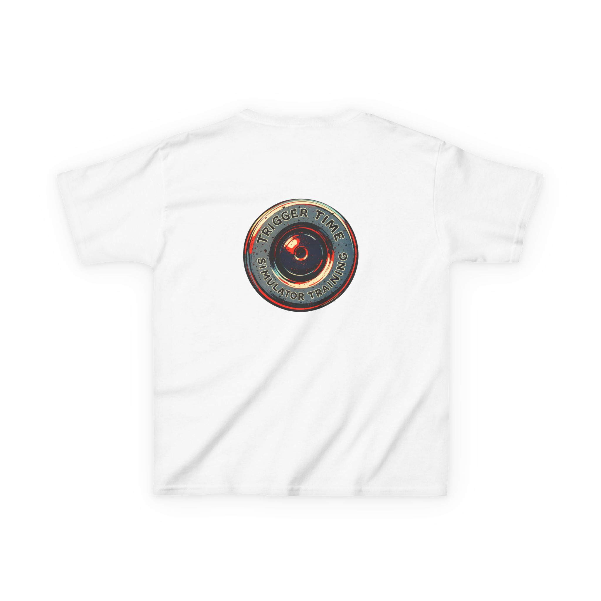 Trigger Time Front and Back Bullet Logo -Kids Heavy Cotton™ Tee