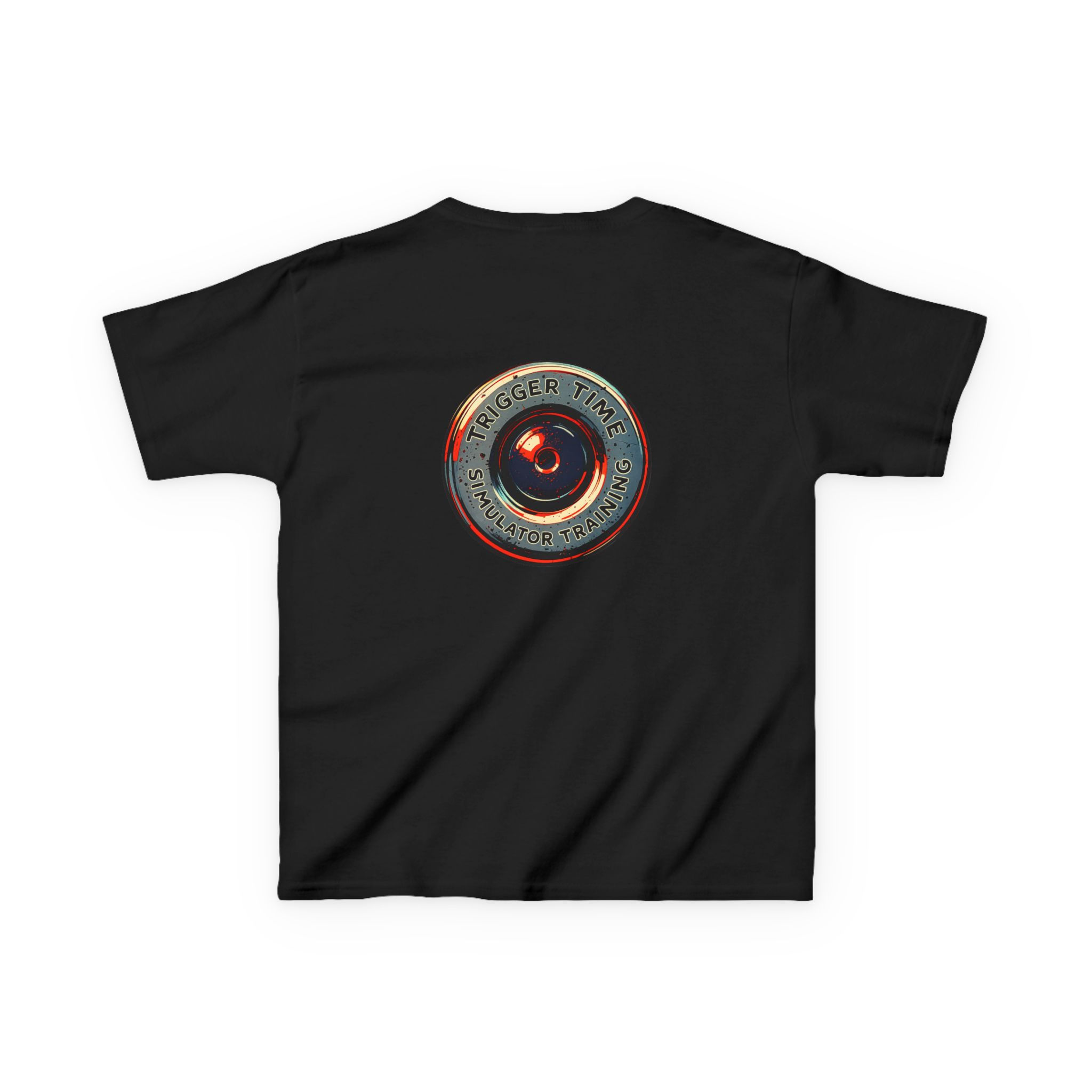 Trigger Time Front and Back Bullet Logo -Kids Heavy Cotton™ Tee