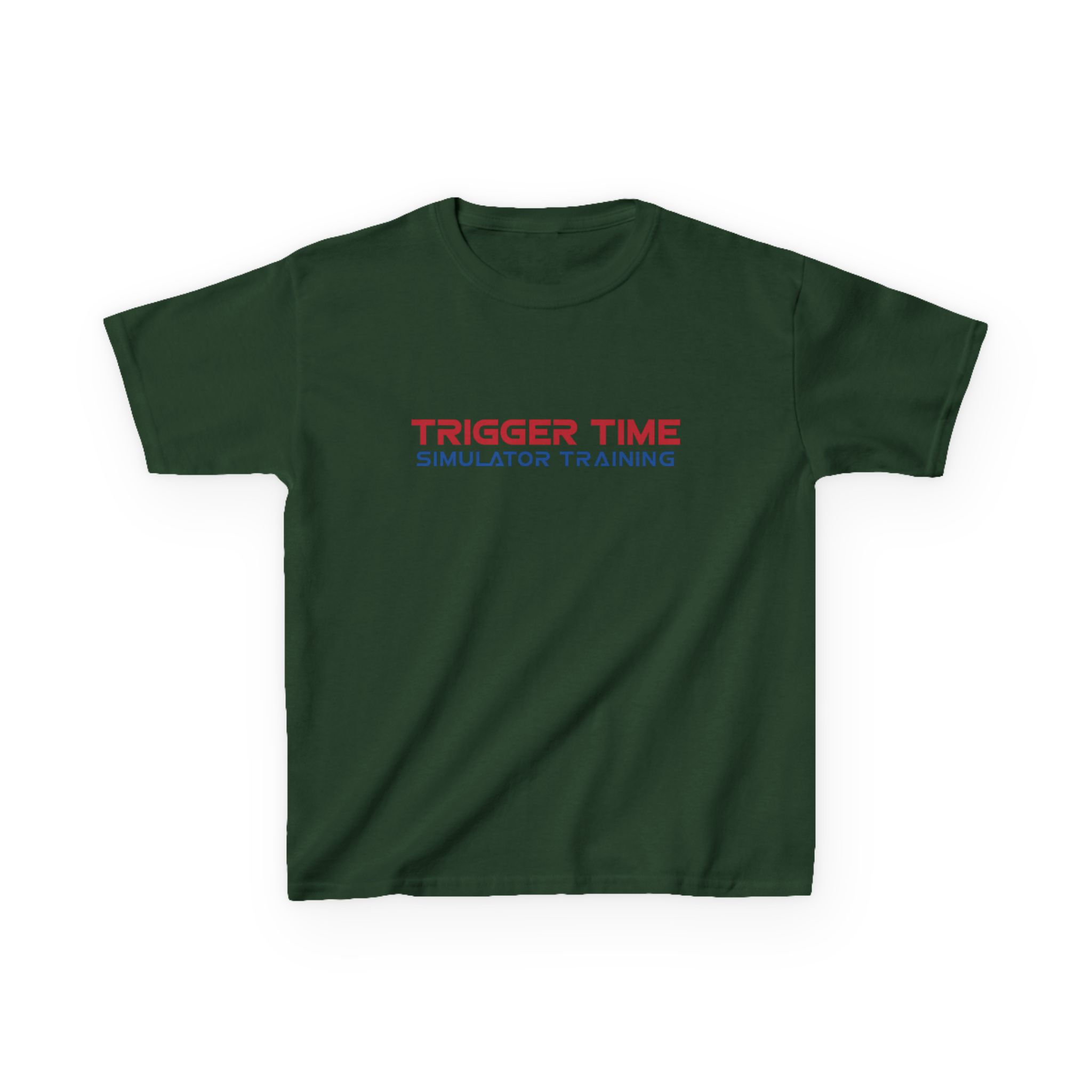 Trigger Time Front and Back Bullet Logo -Kids Heavy Cotton™ Tee